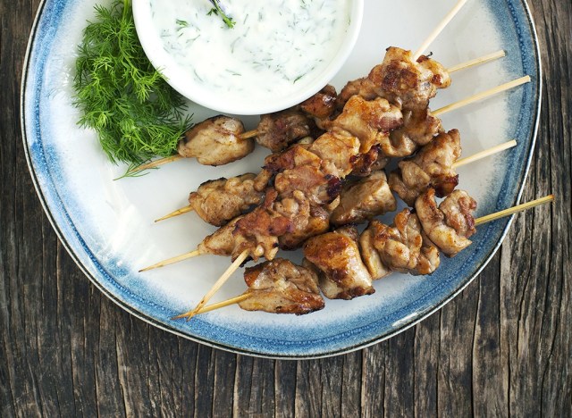 chicken skewer yogurt