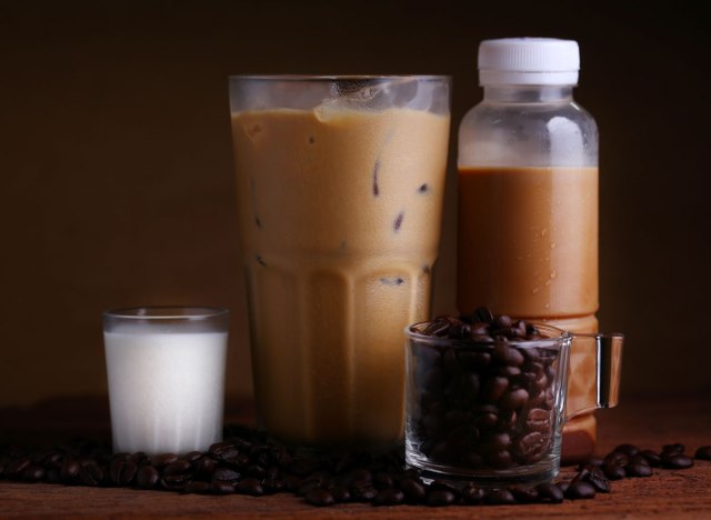 bottled iced coffee drink