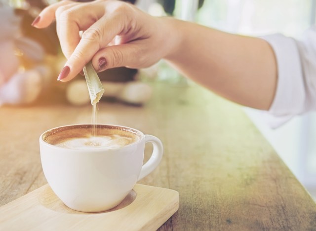 coffee with sugar