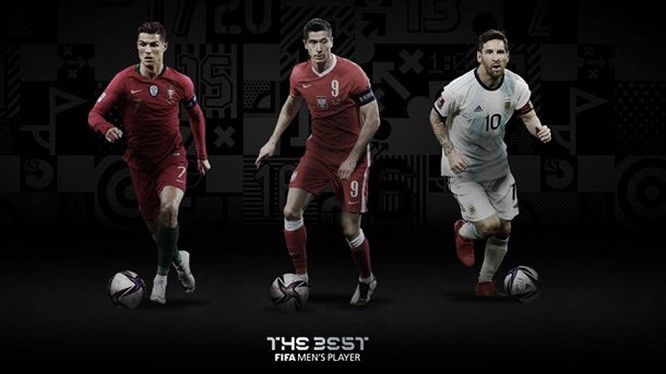 FIFA ayaa ku dhawaaqday liistada saddex qof