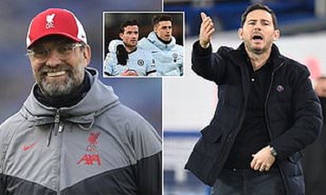 Frank Lampard ayaa garaacay Jurgen Klopp
