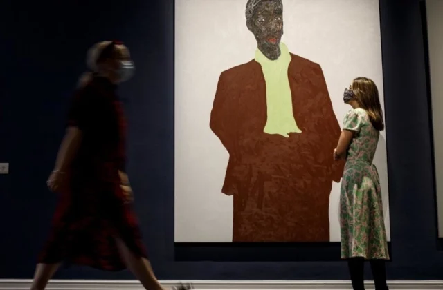 Ghanaian Amoako Boafo, new famous person in innovative African artwork
