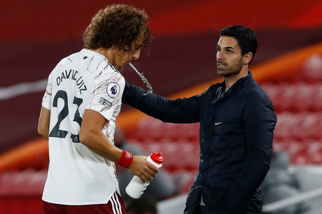 Go’aanka Mikel Arteta ayaa ka careysiiyay David Luiz