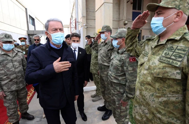 In Libya, the Turkish Minister of Protection reacts to Marshal Haftar