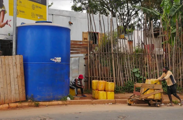 Within the grip of a persistent drought, Madagascar is putting in cisterns on the streets