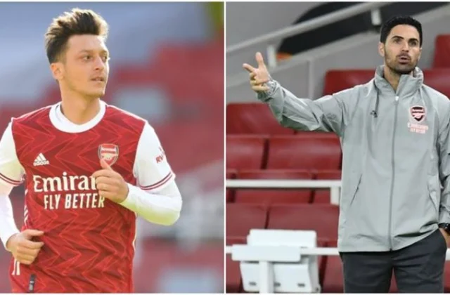 Mesut Ozil ayaa ka adkaaday Mikel Arteta