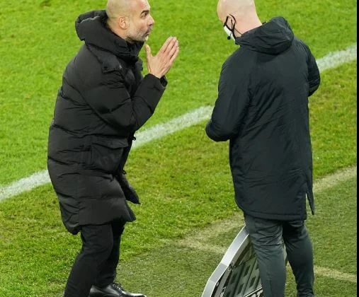 Muxuu garsooraha Pep Guardiola Anthony Taylor ugu dambeyn