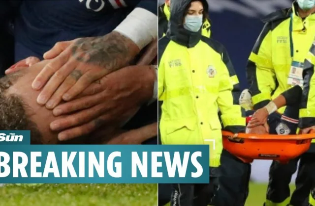 Neymar oo ka ooyaya garoonka PSG