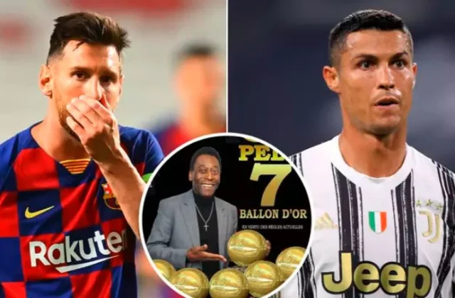 Pele ayaa ku guuleystay abaalmarinta Ballon d’Or ee Lionel Messi