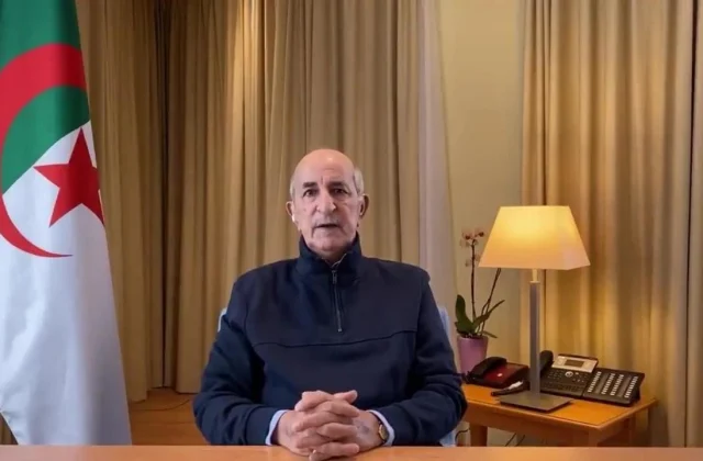 President Tebboune appears after almost two months of absence