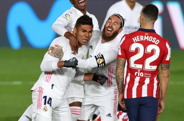 Real Madrid ayaa cashar u dhigta Atletico Madrid iyo kooxda