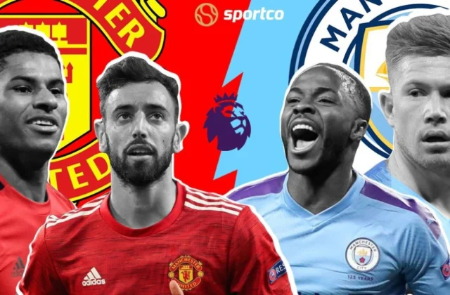 Shaxda Manchester United & Manchester City