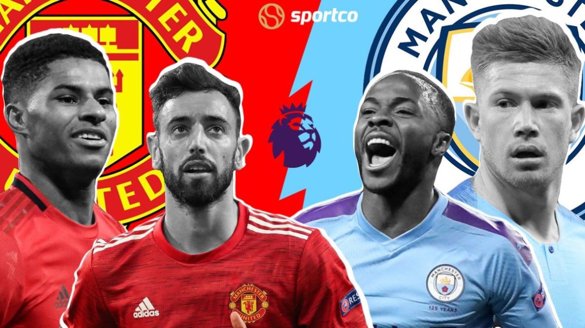 Shaxda Manchester United & Manchester City