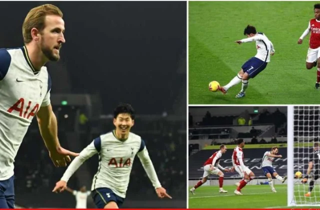 Tottenham Oo Ku Tumatay Arsenal, Harry Kane & Son Oo