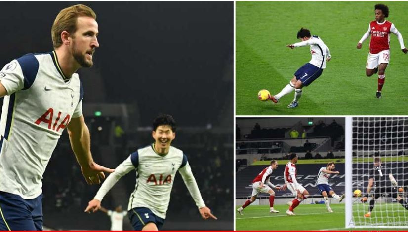 Tottenham Oo Ku Tumatay Arsenal, Harry Kane & Son Oo