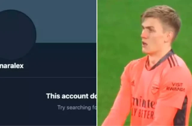 Xiddiga Arsenal ayaa tirtiray koontadda Twitterkiisa