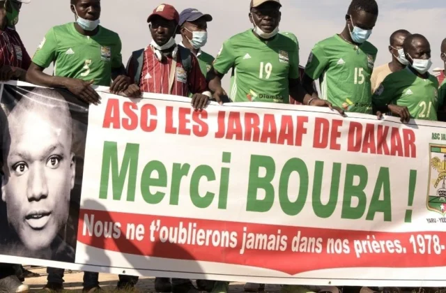 national tribute to football player Pape Bouba Diop