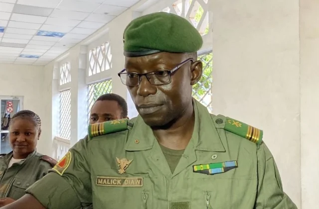 Colonel Malick Diaw was elected head of the National Transitional Council