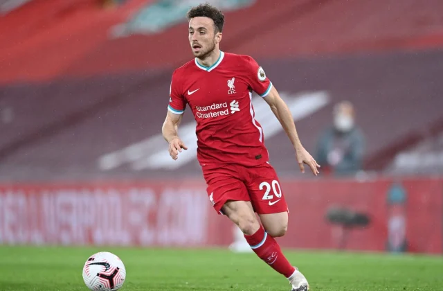 Diogo Jota oo is muujiyey Ciyaartii Xalay