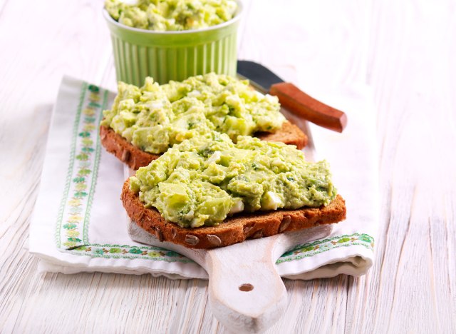 avocado egg salad toast