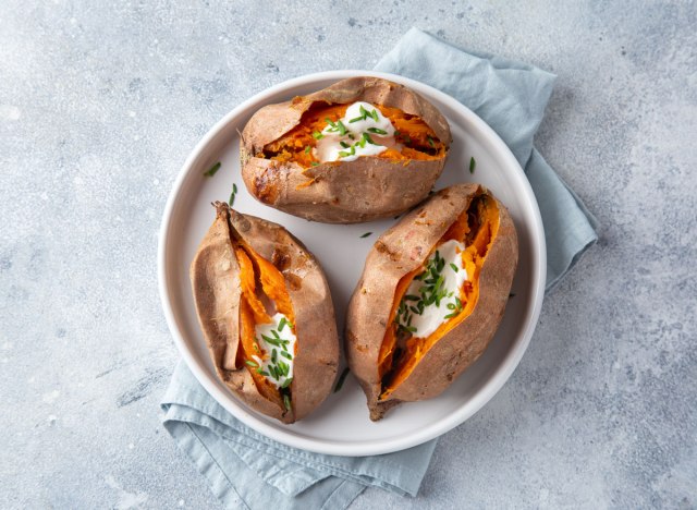 baked sweet potatoes