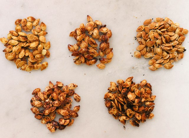 five different ways to make roasted pumpkin seeds