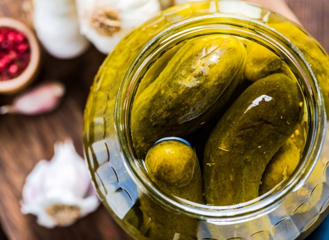 pickles in jar