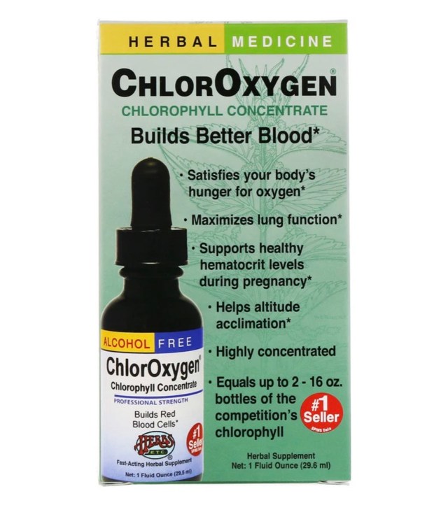 liquid chlorophyll drops