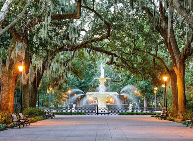 forsyth park fountain savannah georgia