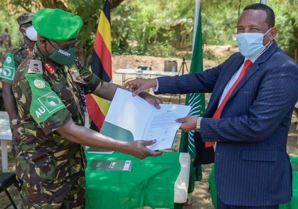AU troops quit keep an eye on of the militia base to the Somali military