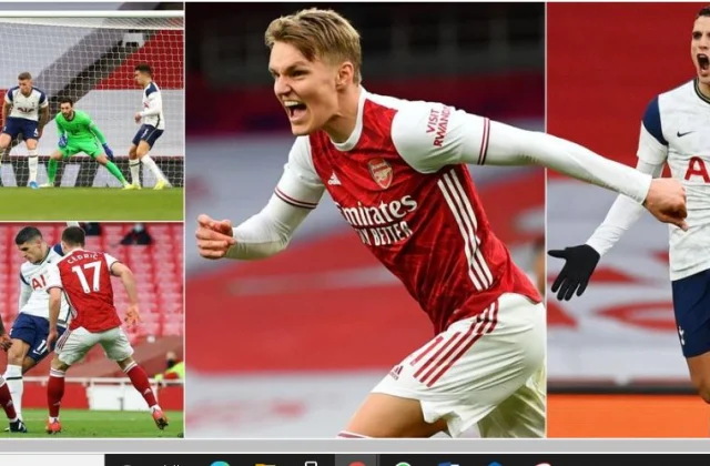 Arsenal ayaa dirqi kaga adkaatay Tottenham
