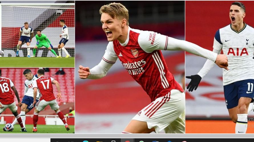 Arsenal ayaa dirqi kaga adkaatay Tottenham