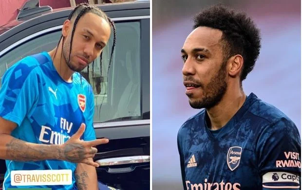 Aubameyang Oo Beddelay Qaabkiisa Markii Uu Ku