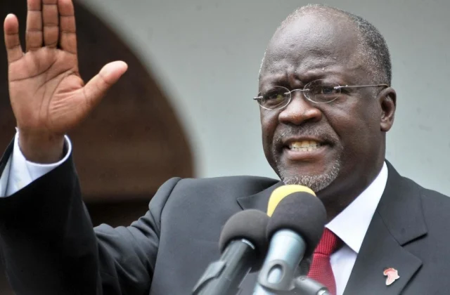 Is the Tanzanian president hospitalized for