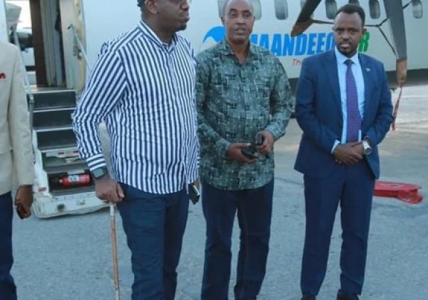Janan arrives in Mogadishu after his give up to