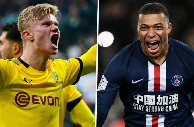 Kylian Mbappe Iyo Erling Haaland Oo Magacaabay