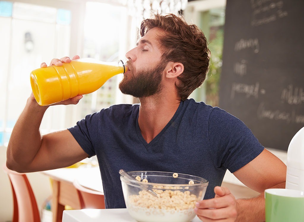 One Major Side Effect of Drinking Juice Every Day,