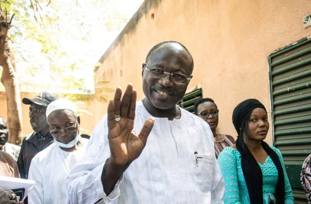 President Kaboré receives the new leader