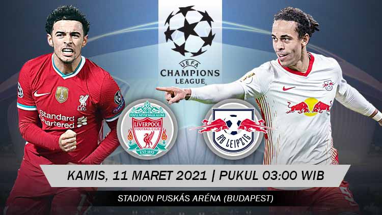 Shaxda Rasmiga Ah Liverpool v RB Leipzig –