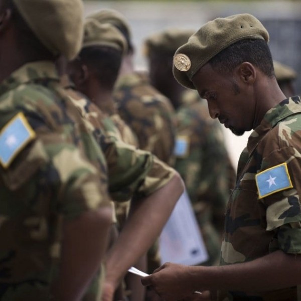 Somali troops receive COVID-19 jab under KDF