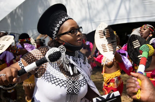 South Africa pays tribute to the late king