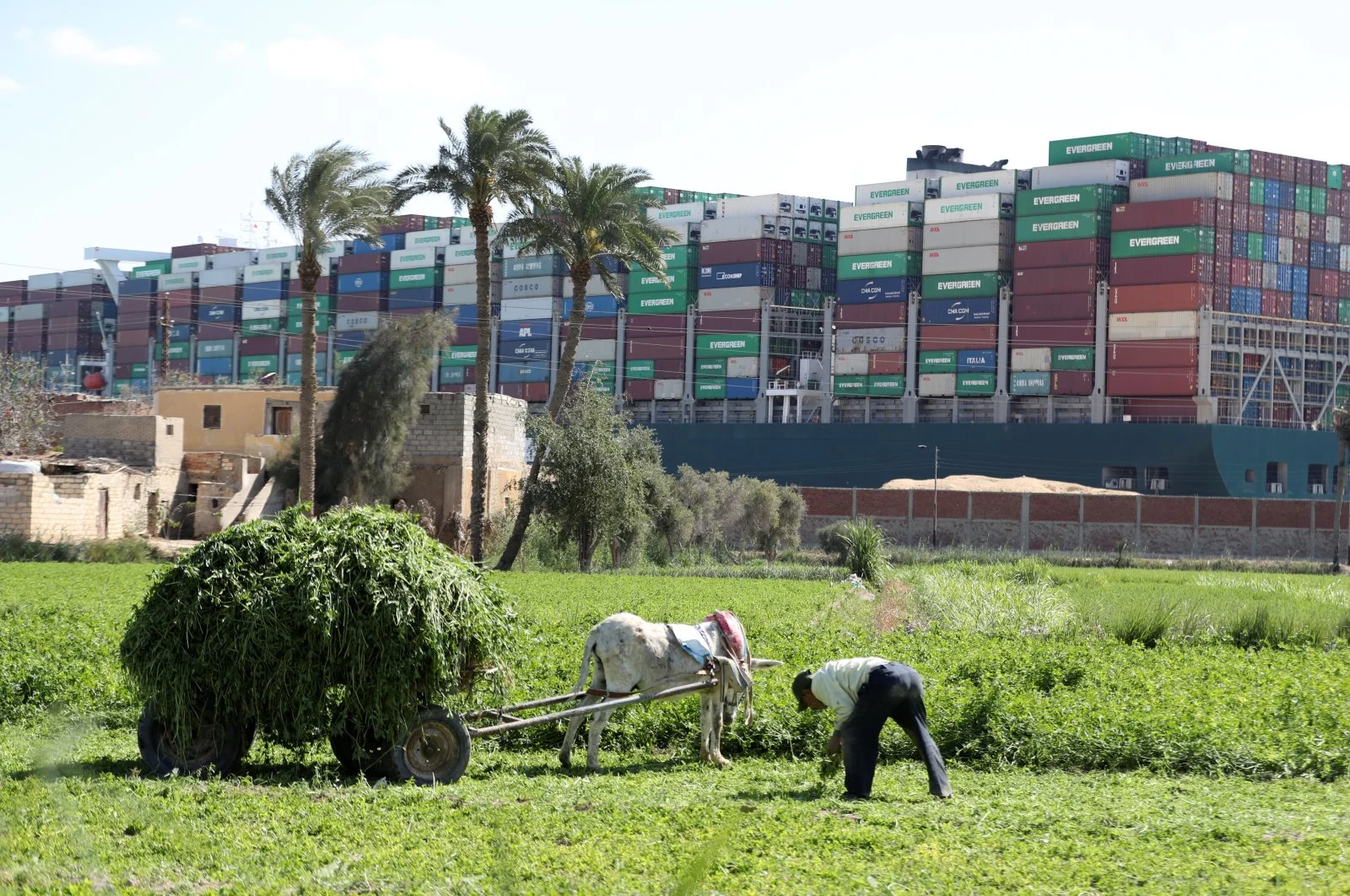 The Suez Canal remains blocked for the fifth day