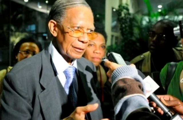 former head of state Didier Ratsiraka is lifeless
