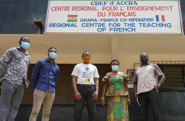 in Ghana, the French are nonetheless struggling