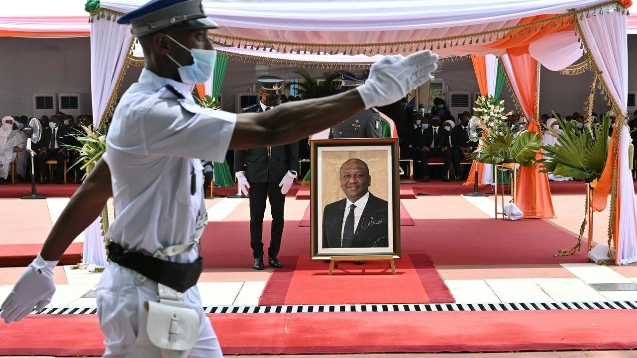 the late Prime Minister Hamed Bakayoko buried