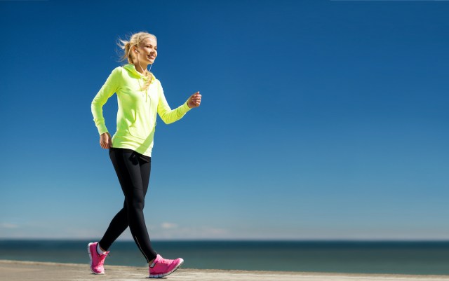 woman doing a hiking workout