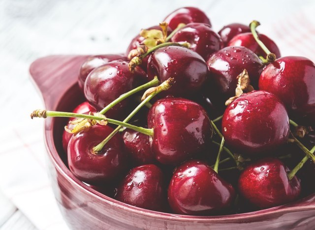 cherries in bowl