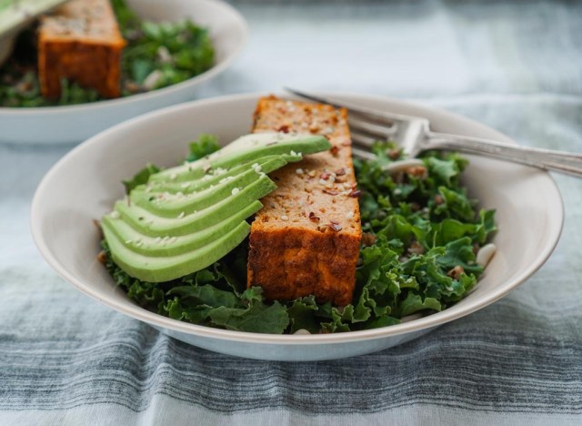 avocado kale tofu