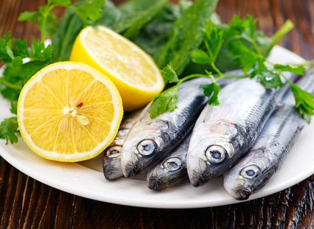 sardines lemon herbs