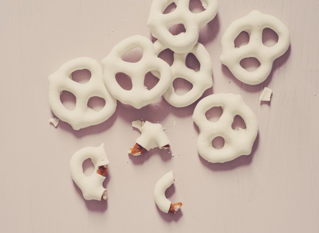 white chocolate pretzels